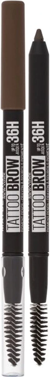 Maybelline Tattoo Brow 36H Wenkbrauwpotlood - 05 Medium Brown 15 Maybelline Tattoo Brow 36H Wenkbrauwpotlood - 05 Medium Brown - Afbeelding 13