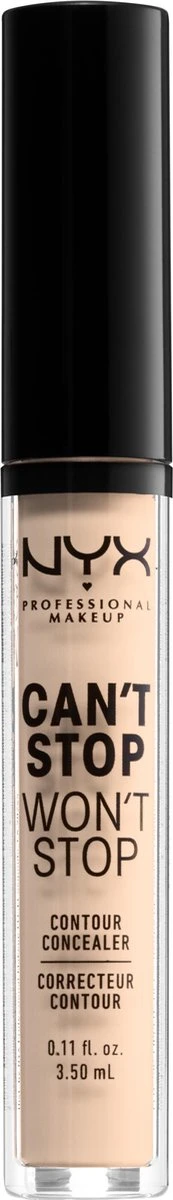 NYX Professional Makeup - Can't Stop Won't Stop Concealer - Light Ivory 3 NYX Professional Makeup - Can't Stop Won't Stop Concealer - Light Ivory