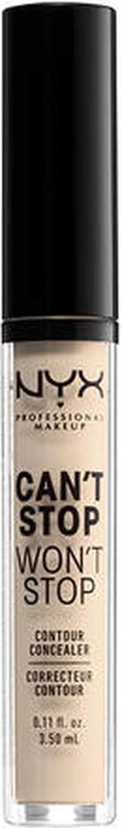 NYX Professional Makeup - Can't Stop Won't Stop Concealer - Fair 5 NYX Professional Makeup - Can't Stop Won't Stop Concealer - Fair - Afbeelding 3
