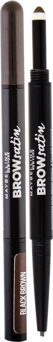 Maybelline Brow Satin Wenkbrauwpotlood - 05 Black Brown 7 Maybelline Brow Satin Wenkbrauwpotlood - 05 Black Brown - Afbeelding 5