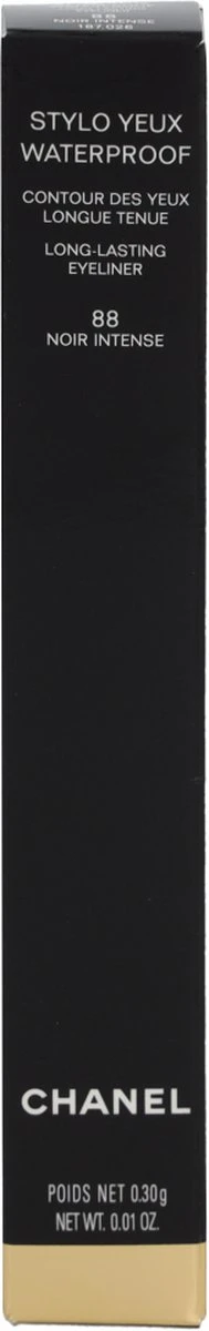 CHANEL Stylo Yeux 88 Noir Intense Zwart 5 CHANEL Stylo Yeux 88 Noir Intense Zwart - Afbeelding 3