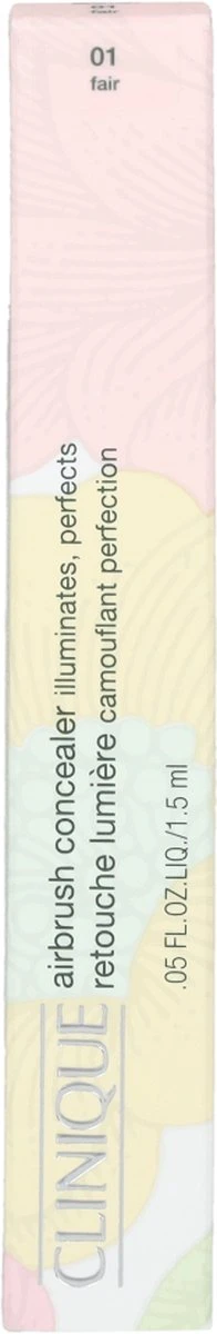 Clinique - Airbrush Concealer Brightening Corrector 1.5 Ml 01 Fair - 4 Clinique - Airbrush Concealer Brightening Corrector 1.5 Ml 01 Fair - - Afbeelding 2