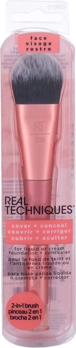 Real Techniques Dual Ended Brush - Cover & Conceal 6 Real Techniques Dual Ended Brush - Cover & Conceal - Afbeelding 4