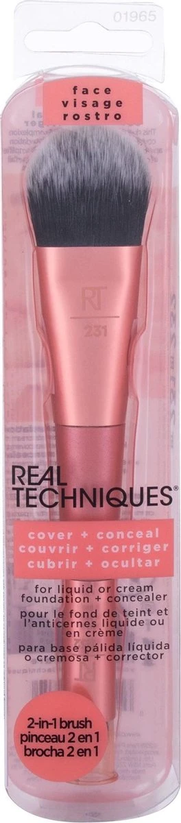 Real Techniques Dual Ended Brush - Cover & Conceal 4 Real Techniques Dual Ended Brush - Cover & Conceal - Afbeelding 2