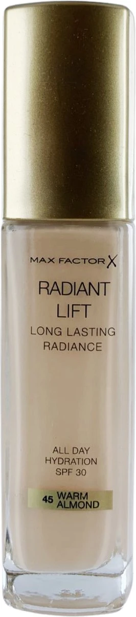 Max Factor Radiant Lift FD - 45 Warm Almond 11 Max Factor Radiant Lift FD - 45 Warm Almond - Afbeelding 9