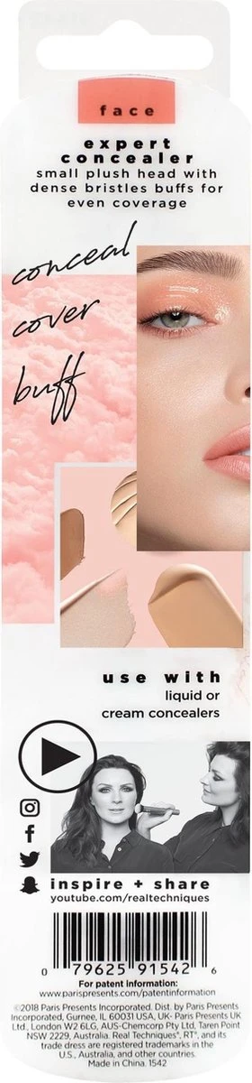 Real Techniques Expert Concealer Brush - Concealer Kwast 14 Real Techniques Expert Concealer Brush - Concealer Kwast - Afbeelding 12