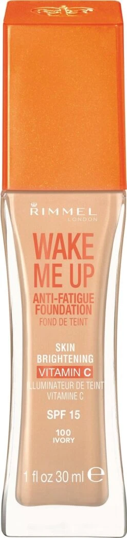 Rimmel London Rimmel - Wake Me Up Foundation With Vitamine C - Ivory 11 Rimmel London Rimmel - Wake Me Up Foundation With Vitamine C - Ivory -Cosmetica Winkel 283x1200 3