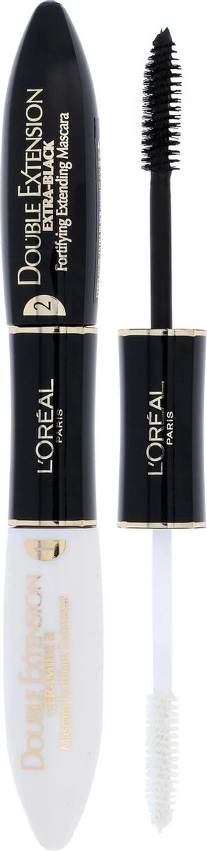 L’Oréal Mascara – Double Extension Extra Black , 12 Ml - 1 Stuks 8 L’Oréal Mascara – Double Extension Extra Black , 12 Ml - 1 Stuks - Afbeelding 6