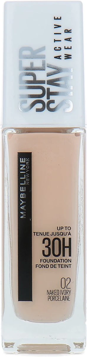 Maybelline - Superstay Active Wear Foundation - 02 Naked Ivory 3 Maybelline - Superstay Active Wear Foundation - 02 Naked Ivory