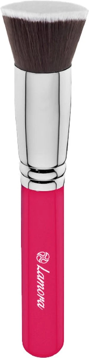 Foundation Borstel Roze - Lamora - Make-Up Kwast 3 Foundation Borstel Roze - Lamora - Make-Up Kwast