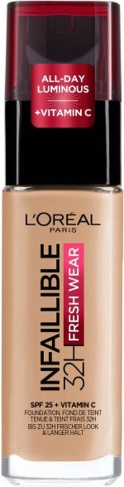 L'Oréal Paris Infaillible 24H Fresh Wear Foundation - 140 Golden Beige - Langhoudend 12 L'Oréal Paris Infaillible 24H Fresh Wear Foundation - 140 Golden Beige - Langhoudend -Cosmetica Winkel 306x1200 3