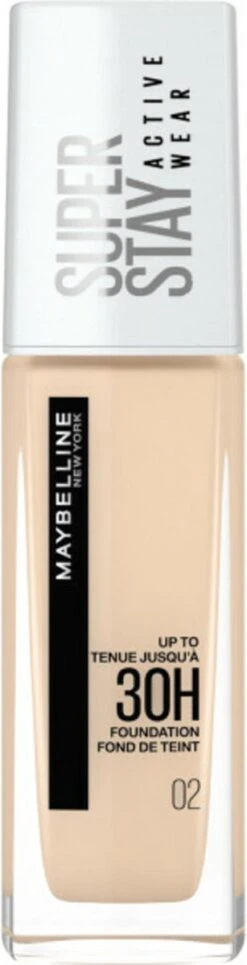 Maybelline - Superstay Active Wear Foundation - 02 Naked Ivory 11 Maybelline - Superstay Active Wear Foundation - 02 Naked Ivory -Cosmetica Winkel 307x1200 5