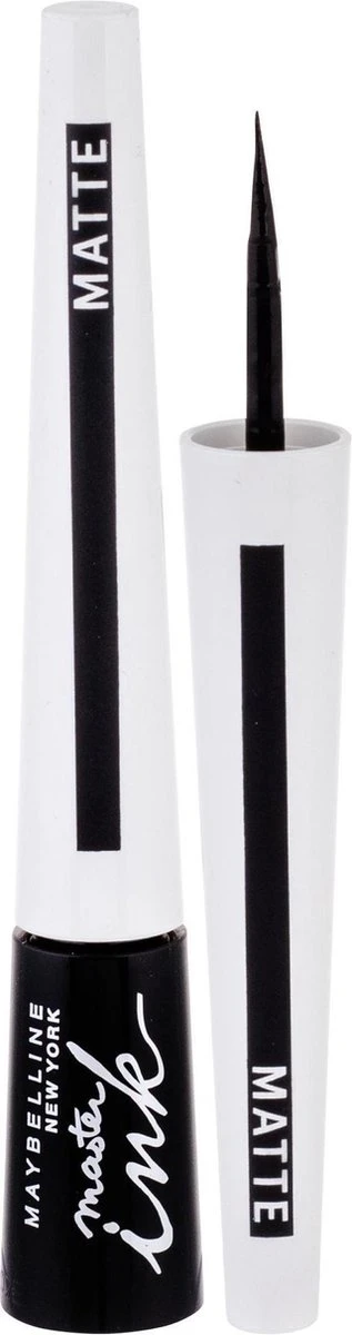 Maybelline Master Ink Matte Liner - Charcoal Black - Zwart - Eyeliner 3 Maybelline Master Ink Matte Liner - Charcoal Black - Zwart - Eyeliner