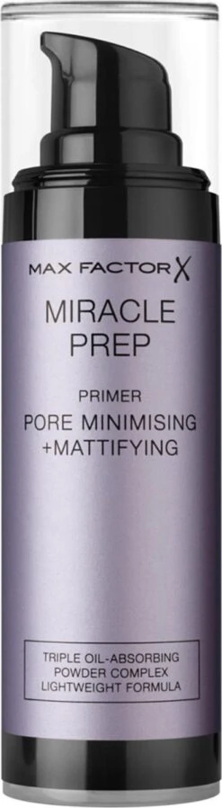 Max Factor Miracle Prep Primer Pore Minimising & Mattifying - 30 Ml 13 Max Factor Miracle Prep Primer Pore Minimising & Mattifying - 30 Ml -Cosmetica Winkel 330x1200 4