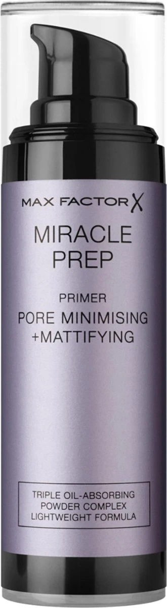 Max Factor Miracle Prep Primer Pore Minimising & Mattifying - 30 Ml 7 Max Factor Miracle Prep Primer Pore Minimising & Mattifying - 30 Ml - Afbeelding 5