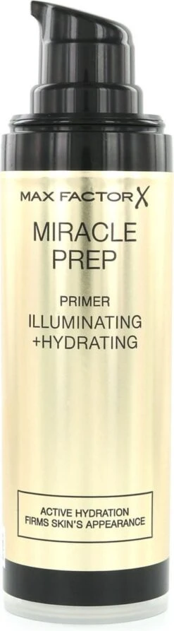 Max Factor Miracle Prep Primer Illuminating & Hydrating - 000 Transparant - 30 Ml 12 Max Factor Miracle Prep Primer Illuminating & Hydrating - 000 Transparant - 30 Ml -Cosmetica Winkel 332x1200 1
