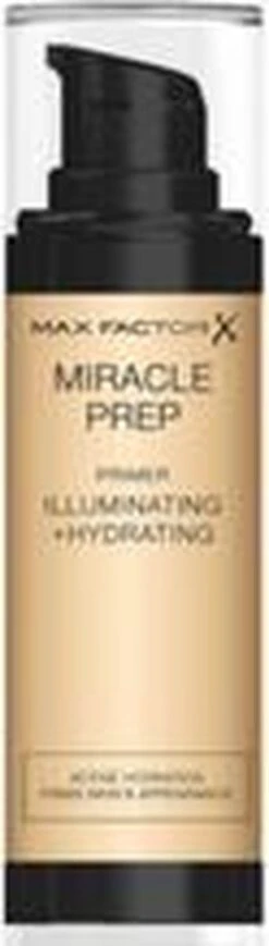 Max Factor Miracle Prep Primer Illuminating & Hydrating - 000 Transparant - 30 Ml 16 Max Factor Miracle Prep Primer Illuminating & Hydrating - 000 Transparant - 30 Ml -Cosmetica Winkel 341x1200 5