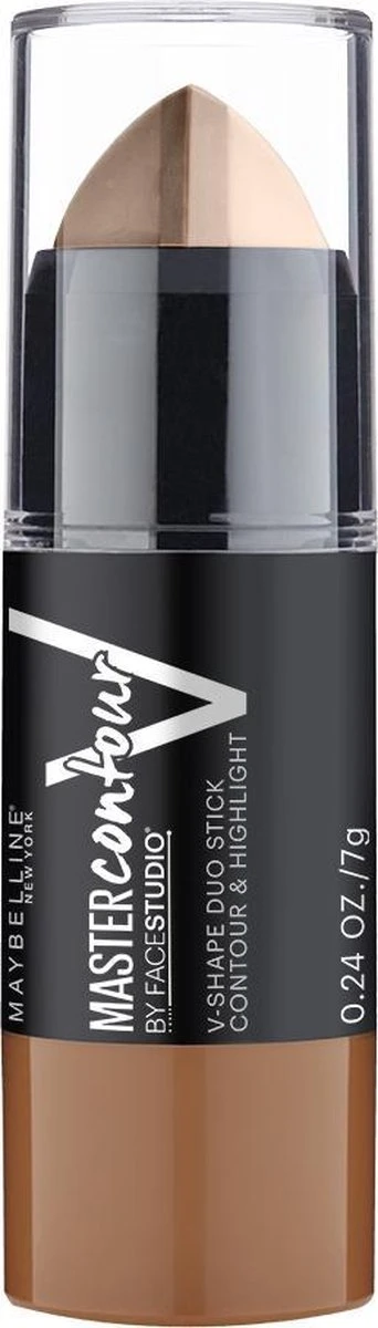 Maybelline Master Contour V-Shape Duo Stick - Light - Contouring 12 Maybelline Master Contour V-Shape Duo Stick - Light - Contouring - Afbeelding 10