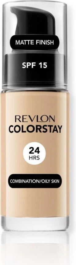 Revlon Colorstay Foundation With Pump - 180 Sand Beige (Oily Skin) 14 Revlon Colorstay Foundation With Pump - 180 Sand Beige (Oily Skin) -Cosmetica Winkel 344x1200 1