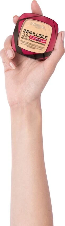 L’Oréal Paris Infaillible 24h Fresh Wear Powder Foundation - 220 Sand 24 L’Oréal Paris Infaillible 24h Fresh Wear Powder Foundation - 220 Sand -Cosmetica Winkel 347x1200 4