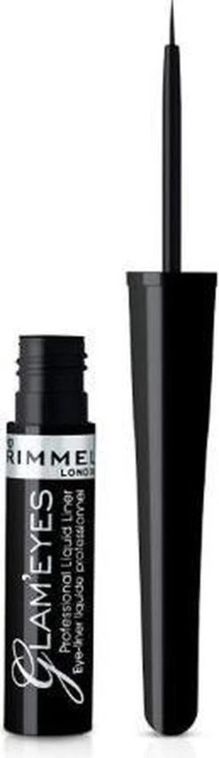 Rimmel London Glam'Eyes Professional Liquid Eyeliner - 001 Black Glamour 23 Rimmel London Glam'Eyes Professional Liquid Eyeliner - 001 Black Glamour -Cosmetica Winkel 348x1200
