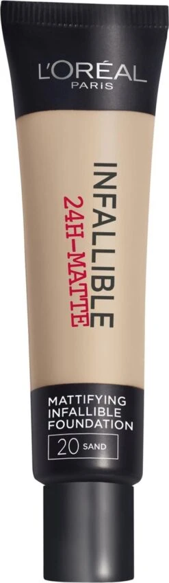 L’Oréal Paris Infallible Matte Foundation - 20 Sand -Cosmetica Winkel 349x1200 4