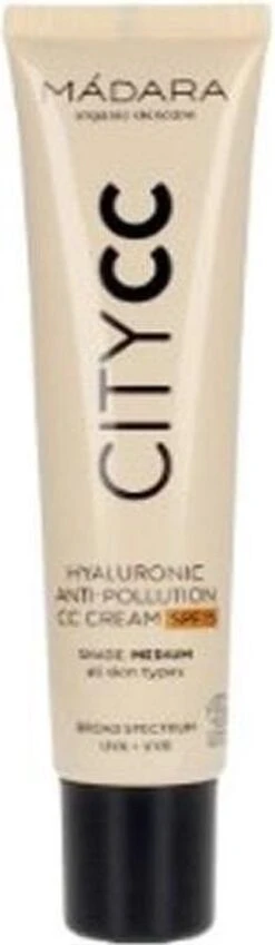MÁDARA Anti-Pollution CC Cream SPF15 Medium Beige 40ml - Hyaluronzuur -UVA/UVB -Cosmetica Winkel 349x1200 5