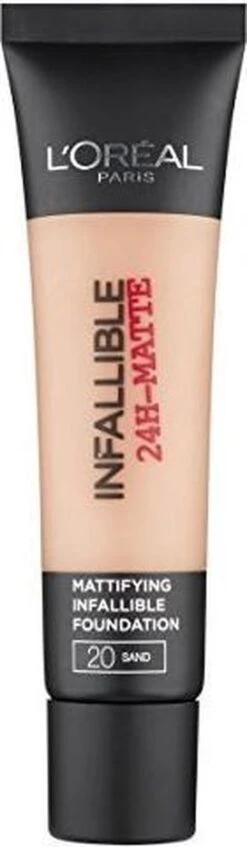 L’Oréal Paris Infallible Matte Foundation - 20 Sand -Cosmetica Winkel 350x1200 2