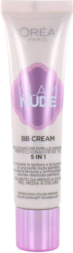 L'Oréal Glam Nude BB Cream - Medium To Dark Skin 5 L'Oréal Glam Nude BB Cream - Medium To Dark Skin -Cosmetica Winkel 350x1200 3