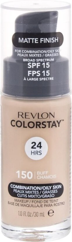 Revlon Colorstay Foundation With Pump Oily Skin - 150 Buff 13 Revlon Colorstay Foundation With Pump Oily Skin - 150 Buff -Cosmetica Winkel 358x1200 4