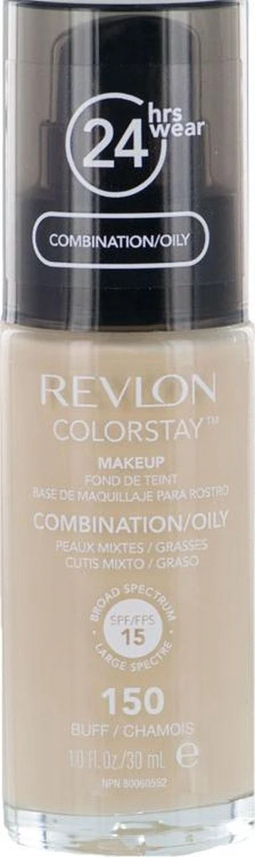 Revlon Colorstay Foundation With Pump Oily Skin - 150 Buff 8 Revlon Colorstay Foundation With Pump Oily Skin - 150 Buff - Afbeelding 6