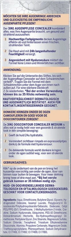 NIVEA Cellular Filler 3 In 1 Oogconcealermake-up 4 Ml 12 NIVEA Cellular Filler 3 In 1 Oogconcealermake-up 4 Ml -Cosmetica Winkel 360x1200 1