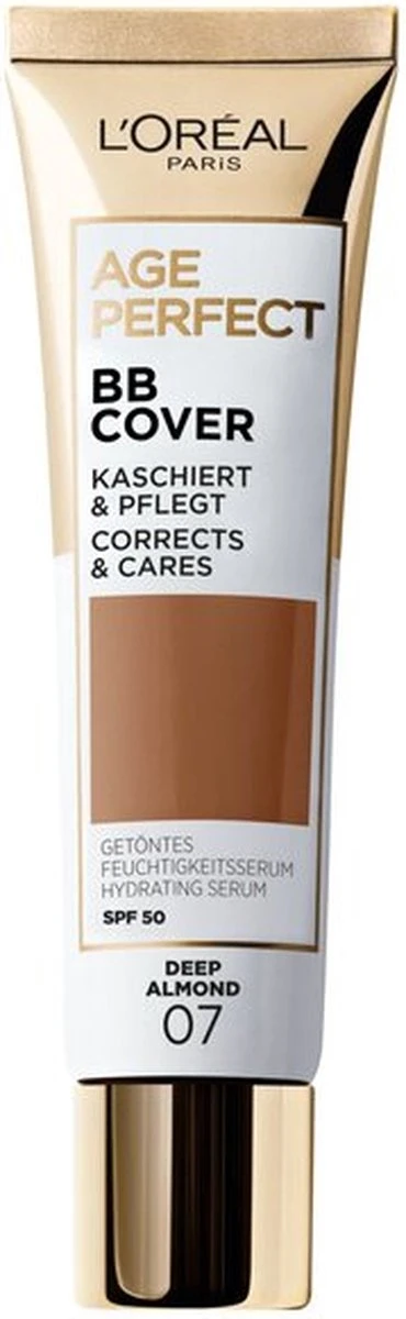 L'Oréal Paris Fond De Teint Age Perfect BB Cover 07 Deep Almond 3 L'Oréal Paris Fond De Teint Age Perfect BB Cover 07 Deep Almond