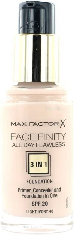 Max Factor Facefinity All Day Flawless 3-in-1 Liquid Foundation - 040 Ivory 10 Max Factor Facefinity All Day Flawless 3-in-1 Liquid Foundation - 040 Ivory -Cosmetica Winkel 381x1200 2