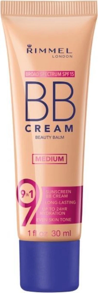 Rimmel London Rimmel Long Lasting BB Cream - Medium 3 Rimmel London Rimmel Long Lasting BB Cream - Medium