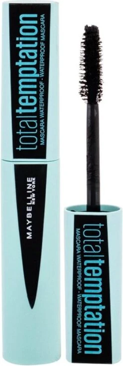 Maybelline Total Temptation Waterproof Mascara - 001 Zwart 25 Maybelline Total Temptation Waterproof Mascara - 001 Zwart -Cosmetica Winkel 404x1200