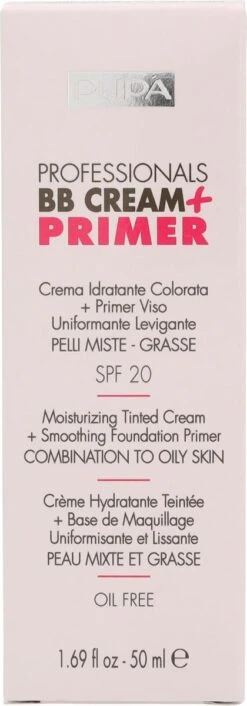 Pupa BB Cream + Primer For Combination To Oily Skin - 002 Sand -Cosmetica Winkel 420x1200 2