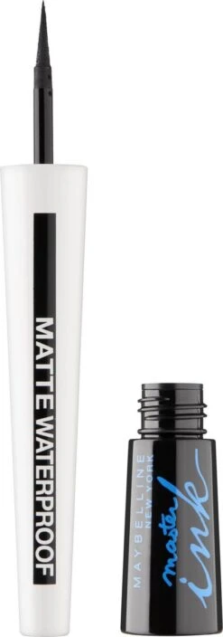Maybelline Master Ink Matte Waterproof - Black - Eyeliner -Cosmetica Winkel 421x1200 1