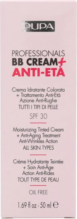 Pupa Milano Professionals BB Cream + Anti-Eta - 001 Nude -Cosmetica Winkel 423x1200 2