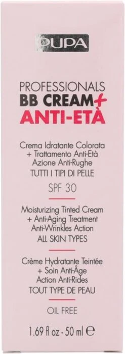Pupa Milano Professionals BB Cream + Anti-Eta - 001 Nude -Cosmetica Winkel 423x1200 3