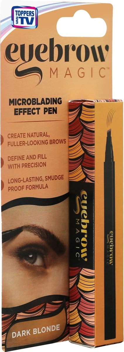 Eyebrow Magic Wenkbrauwpen - Donker Blond - Wenkbrauwpotloden - Microblading 3 Eyebrow Magic Wenkbrauwpen - Donker Blond - Wenkbrauwpotloden - Microblading