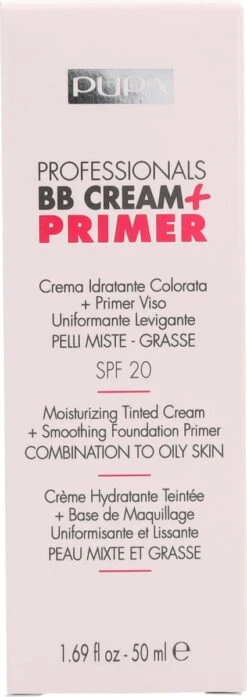 Pupa Milano BB Cream + Primer For Combination To Oily Skin - 001 Nude 19 Pupa Milano BB Cream + Primer For Combination To Oily Skin - 001 Nude -Cosmetica Winkel 425x1200 3