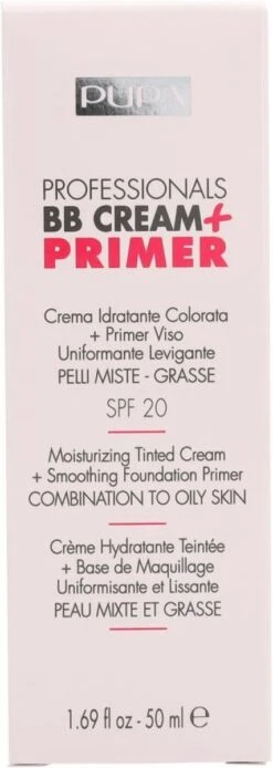 Pupa Milano BB Cream + Primer For Combination To Oily Skin - 001 Nude 30 Pupa Milano BB Cream + Primer For Combination To Oily Skin - 001 Nude -Cosmetica Winkel 427x1200 4