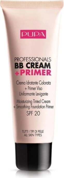 Pupa Milano Professionals BB Cream + Primer - 002 Sand -Cosmetica Winkel 431x1200 1