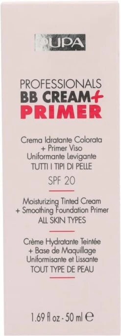 Pupa Milano Professionals BB Cream + Primer - 002 Sand -Cosmetica Winkel 432x1200 6