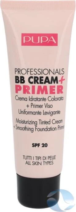 Pupa Milano Professionals BB Cream + Primer - 002 Sand -Cosmetica Winkel 434x1200 2