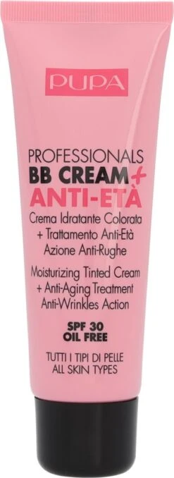 Pupa Milano Professionals BB Cream + Anti-Eta - 001 Nude -Cosmetica Winkel 437x1200 4