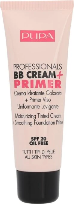 Pupa Milano Professionals BB Cream + Primer - Nude 001 25 Pupa Milano Professionals BB Cream + Primer - Nude 001 -Cosmetica Winkel 438x1200 8