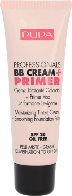 Pupa BB Cream + Primer For Combination To Oily Skin - 002 Sand -Cosmetica Winkel 443x1200 3