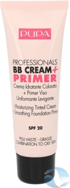 Pupa BB Cream + Primer For Combination To Oily Skin - 002 Sand -Cosmetica Winkel 449x1200 1